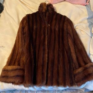 Vintage natural Chinese Mink jacket (fixer upper, please read!)